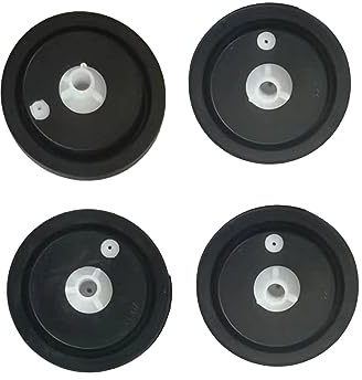 Generic 4 Stück Magnetventil-Membran, Magnetventil, Wassereinlass-Dichtungsring-Dichtung für Waschmaschinen-Reparatur, Wasserversorgungsventil-Reparatur