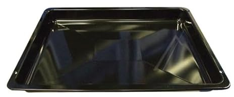 FIGEVIDA Leccarda/vassoio smaltato nero adatto per forno Beko DIMENSIONI (462 x max 373 x 40mm) codice: 219440101
