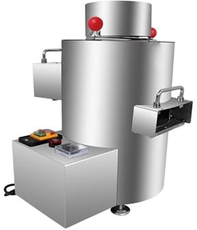 Cascanueces Máquina peladora de castañas, peladora eléctrica automática de acero inoxidable for pelar castañas, pequeño puesto Pinzas de nuez(220V-10-knife disk)