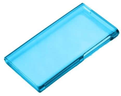 Schutzhülle für iPod Nano 7 / 7G 7. Generation, glänzend, weich, transparent, TPU, Blau