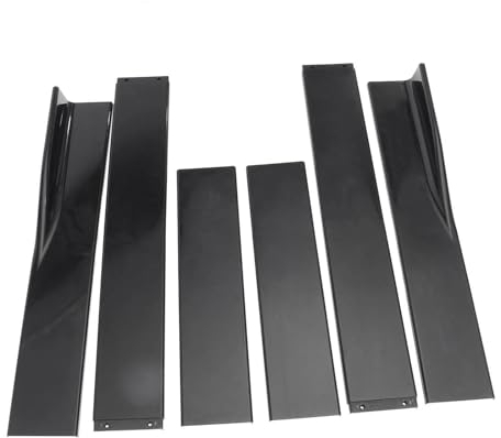 Automotive Seitenschweller 78,7/86,6 Seitenschweller-Verlängerungs-Splitter-Kit Universal Für VW Für Passat B7 B8 Limousine Schürze Lip Winglet Autozubehör Auto Seitenschürze(Glossy Black,2.2m)