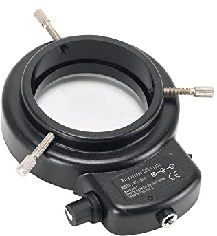 Irfora Variable 144 LED Ring for Stereo Microscope and Camera Adjustable Illuminator with Dimmer for Stereoscopic Microscope