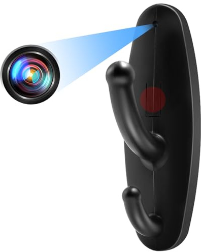 Tebetu Mini Cámara Espía sin WiFi, Camara Oculta Espia Camuflada HD 1080P, Cámara Espía para Puerta con Detección de Movimiento,Grabación en Bucle,Duración de 120 Minutos para Interiores