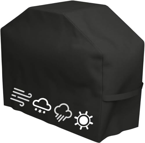 OBEST Cubierta para barbacoa resistente a la intemperie, cubierta para parrilla de gas, cubierta para parrilla de gas, impermeable, resistente al viento, resistente a los rayos UV, resistente al
