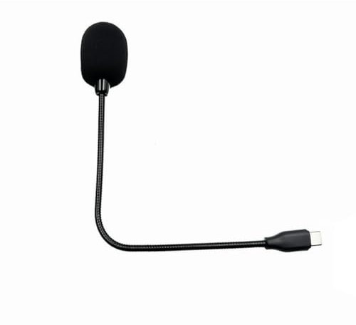 Asukohu Microphone col de cygne de type C avec puce IC 20 Hz - 16 kHz - Réponse en fréquence - Microphone omnidirectionnel et manchon éponge coupe-vent - Microphone de conférence