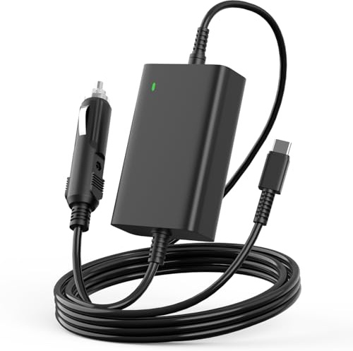 12V/24V 100W Car Laptop Charger USB C Compatible with MacBook Lenovo Dell | MacBook Lenovo Thinkpad Dell Latitude HP Chromebook Asus Acer Huawei Xiaomi Air Samsung and All Type-C Devices