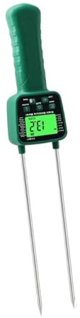 Digital Cereal Hygrometer Grain Moisture Meter Metal Probe High Sensitivity Sensors LCD Humidity Tester for Corn Rice Wheat Bean Simple to Operate
