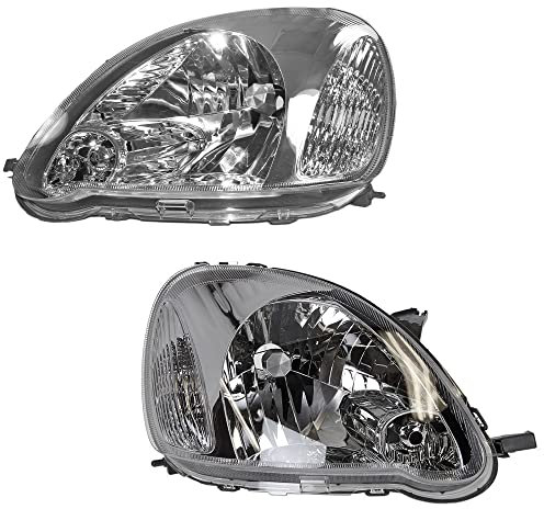 BESTPRICE 2x fari principali anteriori sinistro + destro elettrici H4, compatibili con TOYOTA YARIS (_P1_)
