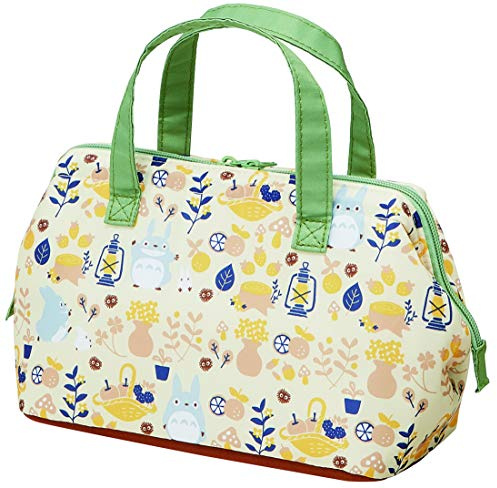 Isolierte Lunchtasche für Bento 160x220x120mm Handtasche mit Thermofutter KGA1 aus Japan, Studio Ghibli My Neighbor Totoro Beige