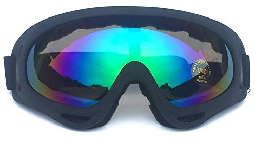 Ideal Snowboard, Glacier, Winter Ski Glasses,Outdoor sports equipment, ski goggles, windproof and dustproof goggles, mountaineering and cycling-black