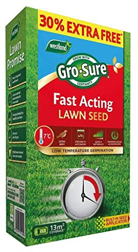 Westland Fast Acting Lawn Seed 10m2 + 30% Free