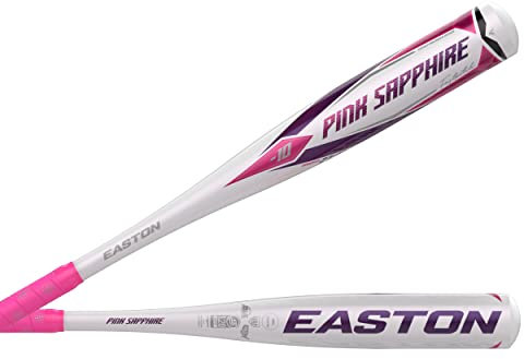 Easton Pink Sapphire -10 Youth Fastpitch Softball Bat, 24/14, Approved for All Fields, FP22PSA