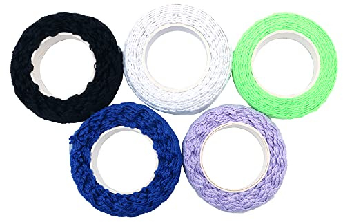 CENPEK 5 rullar DIY självhäftande spets Washi Tape Trim Band Bomull Tyg Tejp Dekor Hantverk Mixed #2