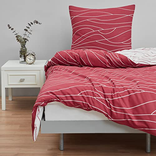 Bettwäsche Bettgarnitur Bettbezug Baumwolle 135x200 155x220 200x200 200x220 Modern