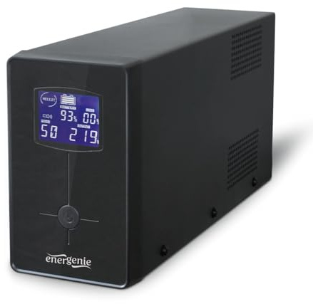 Energía UPS con USB y Pantalla LCD. 3000VA. Negro