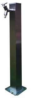 GEKA Wassersäule Edelstahl 3/4 Zoll 80 cm Wasserverteiler Wasserzapfstelle Zapfstelle