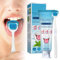 Gel de nettoyage de la langue avec brosse, traitement de muguet buccal pour la bouche, soin bucco-dentaire élimine les odeurs bucco-dentaires, brosse à langue gratte-langue pour une fraîche en