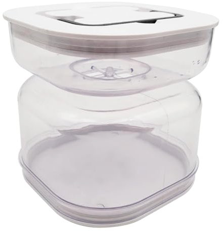 Barattolo sigillato per sottaceti, a prova di perdite, barattolo per decapaggio quadrato con materiale ABS riciclabile, contenitore per sottaceti riciclabile, contenitore per alimenti per conservare