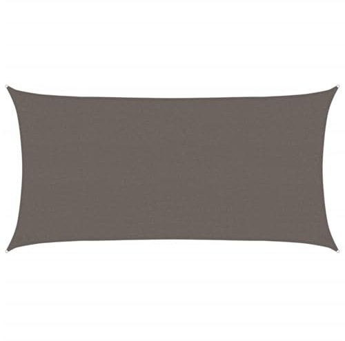 ShGaxin Sonnensegel, Sichtschutz Balkon, Balkon Sonnenschutz, Sonnenschutzsegel,Regenschutz Balkon, Seitenmarkise, Sichtschutz Terrasse, 160 g/m² Anthrazit 2,5x4,5 m HDPE