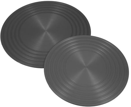 ANDRESLAD Convertisseur de diffuseur de chaleur en acier inoxydable pour protecteurs de brûleur de cuisinière à gaz Couvercle de ventilateur de cuisinière Plaque de conduction de chaleur