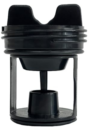 PARTSEE Flusensieb Flusensiebeinsatz für Gorenje 279538 249808 Siebeinsatz 79x59mm Kunststoff schwarz für Waschmaschine