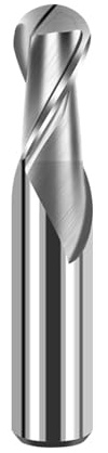 Ball Nose 2 Flutes Spiral Router Bit, 20mm Shank, Ball Nose Spiral CNC Router Bits, 19/20/22mm x 20mm x 32/38mm x 104/150/200mm(20 * 20 * 38 * 104)