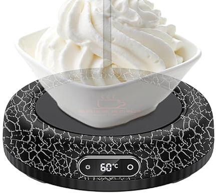 Uhngw Calentador de Taza de Café | 60W Calentamiento Eléctrico de Comida - Posavasos Calefactor USB Inteligente | para Uso En Sala Dormitorio Oficina Cocina Bar Mesa Escritorio Y para Bebidas como Té