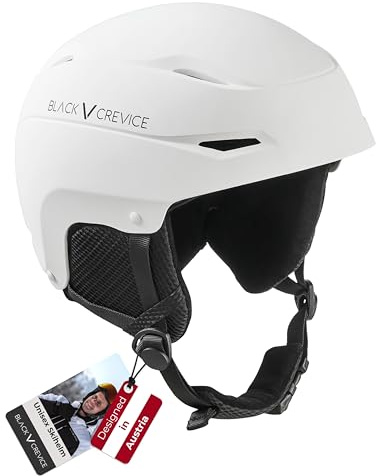 BLACK CREVICE Skihelm Gröden I Größen S-L I Snowboard- & Hybrid-Helm mit ABS-Hartschale & EPS-Innenkern I Stufenlos verstellbar I Robust, stoßfest & leicht