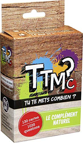 Extension 130 Cartes / +1000 Questions TTMC (Tu Te Mets Combien ?) - Jeu de Société Ambiance et Quiz Culture générale.