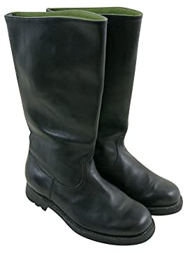 militaryharbor Bottes EM de l'armée allemande de la Seconde Guerre mondiale, Noir , 40 2/3 EU