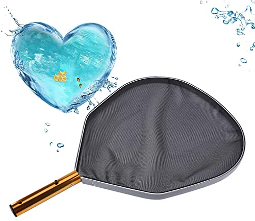 SRHIMEOS Pool Kescher, Schwerlast Laub Käscher Mit AluminiumRahmen, Kescher Teich Für Schwimmbad, Spa, Whirlpools, Aquarium, Gartenteich