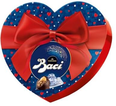 Scatola Cuore Baci 100gr Perfetta idea Regalo per San Valentino Fetsa Della Donna Festa della Mamma Compleanno !