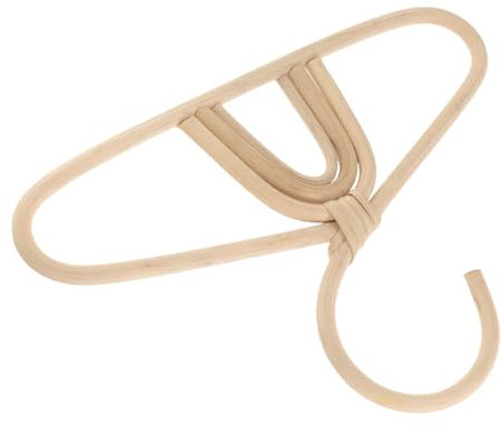 Amosfun Säuglingskindergarten-kleiderbügel Rattan Baby-kleiderbügel Kleid Rack Neugeborenen