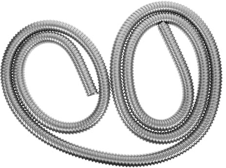 jojofuny Stainless Steel Protective Sleeve Metal Cord Protector for Outdoor Cable Trunking and Power Cable Harness Cover