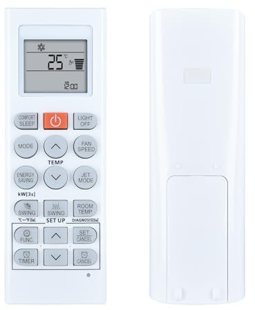 GOUYESHO Nuevo mando a distancia de recambio AKB75215401 para aire acondicionado LG AC AKB74955604 AKB73995805 AKB75215401 AKB74955602 AKB74955603 AKB75215402 AKB74955603 Referencia: 55615