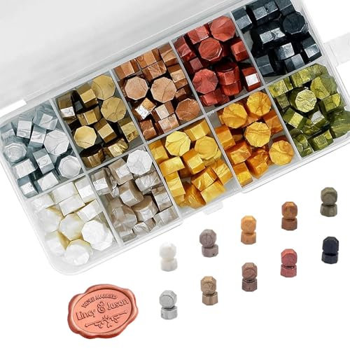 Siegelwachs Set, 200 Stück Retro Siegelwachs, Wax Wachs Siegel Stempel Kit, Verwendet für Wachssiegel, Wachssiegelstab für Siegel, Sealing Wax