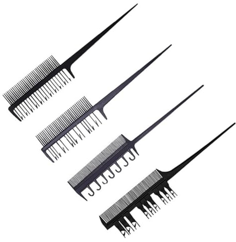 Gogogmee Set de Peignes pour Coiffure Peigne Queue pour Coloration et Balayage Outils Durables pour Teinture et Coiffage Adaptés Aux Salons et Usage Pratique