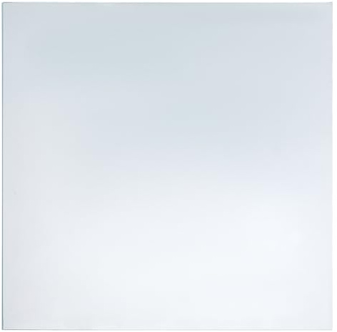 BENECREAT 30 piastra di Macinazione per Pigmenti In Vetro Smerigliato Da 30cm per Pittura A Olio Fai Da Te, Acquerello, Olio, e Pittura Acrilica, Fumo Bianco