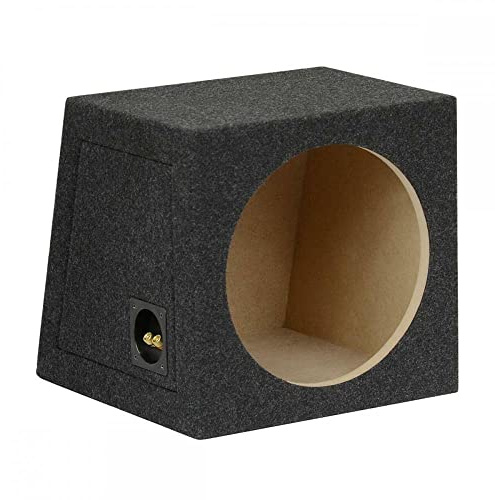 Inex Speaker Subwoofer Enclosure 12 in 30 cm MDF Black Sealed Car Audio Bass Box 30L IX-COM12