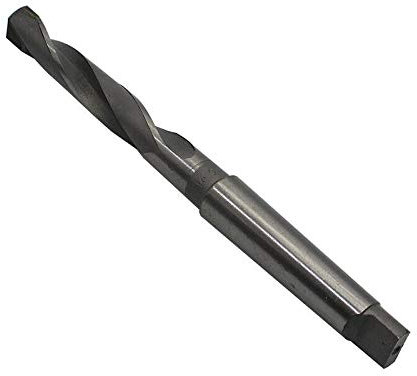 Powertool - Broca helicoidal de acero HSS, 1 herramienta de perforación de vástago cónico morse, herramienta de carpintería juego de brocas de metal - 27 mm