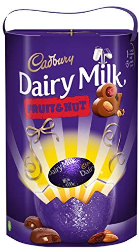Cadbury Dairy Milk Fruit and Nut Large Chocolate Easter Egg, 100 g