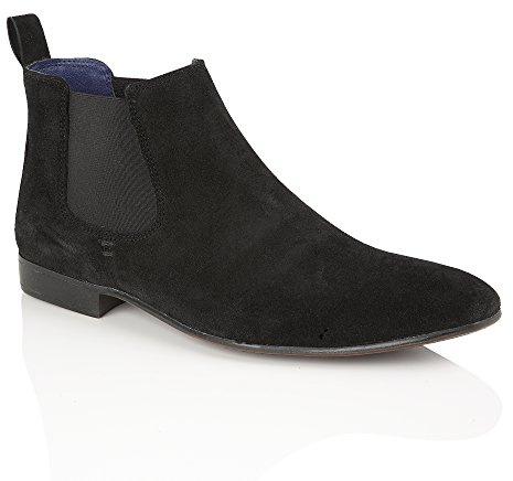 Silver Street London Bottines Chelsea à la mode en cuir pour homme, formelles et décontractées, tailles 40-46 (Carnaby Leather - Noir, 9 UK, numeric_9)