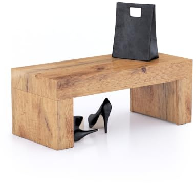 MOBILI FIVER, Sitzbank Evolution, Rustikale Eiche, Made In Italy