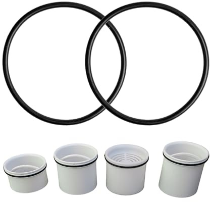 Replacement Immersion Pipe Seal, 2 Pieces, Compatible with Viega Tempoplex Immersion Pipe Model 6961.99 Article 585 982 for Series from 2006, OD 64 mm ID 57 mm Thickness 3 mm