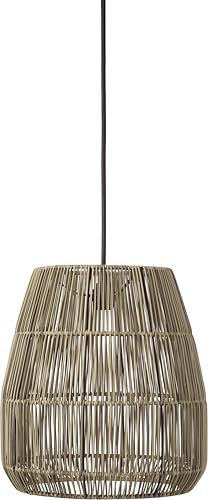 PR Home of Scandinavia Saigon Takskärm Rattan-Deckenlampe, stilvolle Hängeleuchte für Boho Stil Dekoration, perfekt für Wohnräume 38 cm