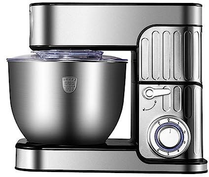 Sbattitore Elettrico con Ciotola 7L Impastatrice Planetaria Offerta Robot da Cucina Frullatore con Frullino, Gancio per Pasta, Frusta Accessori Opzionali Spremiagrumi, Tritacarne 1000W (Size : 7L Sta