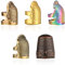 Abeillo 5 Stück Fingerhut Nähen, Einstellbare Retro Metall Finger Schutz Fingerhut Sewing Thimble Ring-Fingerhut zum Nähen Stickerei Handarbeiten Handnähen