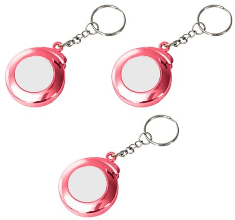 3 Stück Kleine Maßband mit Schlüsselanhänger, 200cm Einziehbares Maßband, Kleidung Lineal Weiches Maßband, Taschen Maßband für Geburtstagsfeiern, Den Täglichen Gebrauch