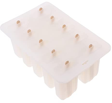 Ciieeo Moldes Para Hacer Helados Molde Para Paletas De Agua y Leche Pegatinas De Madera Fácil De Usar y Almacenar