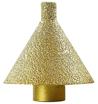 ＡＷＨＡＯ Broca de biselado de diamante, broca cónica de diamante para baldosas, broca de biselado avellanado para agrandar orificios y recortar para granito, 50MM
